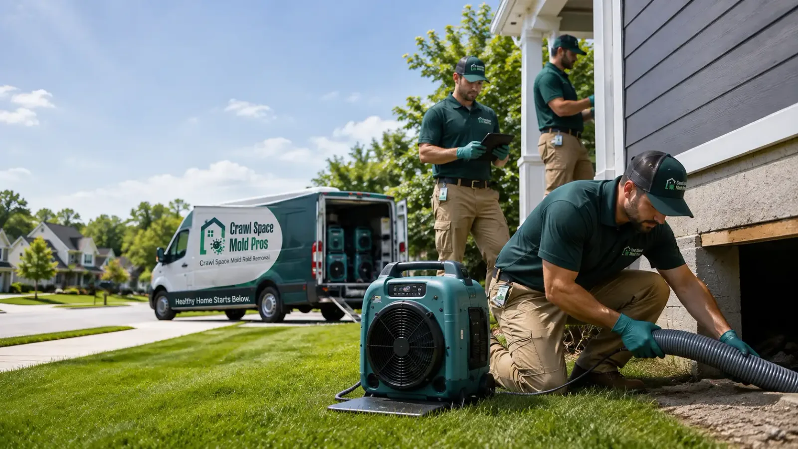 Crawl Space Mold Removal in West Milton, PA